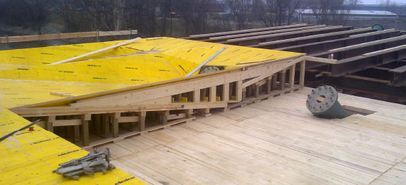 Holzschalung im Ingenieurholzbau